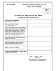 Certificate of tax registration